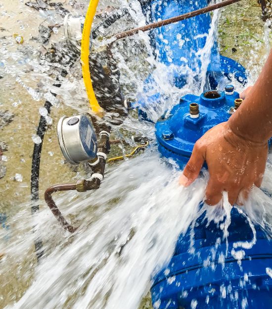 Emergency Water Removal work in Orlando featuring dry-out equipment